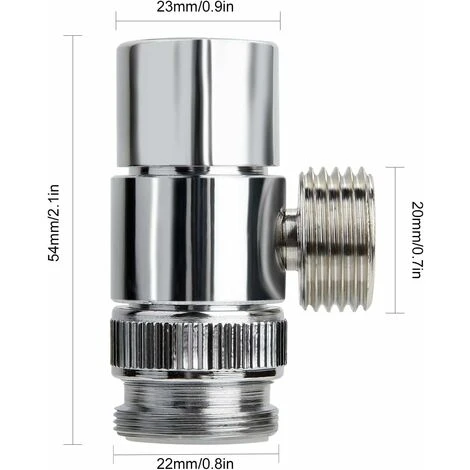 Stop Valve Shower Head Brass Head Valve Switch Valve G1/2 Shower Stop Valve 4 Stop Valve Shower Head Brass Head Valve Switch Valve G1/2 Shower Stop Valve - Image 2