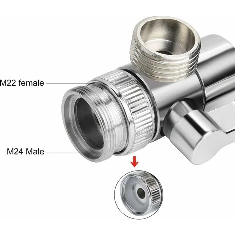 Stop Valve Shower Head Brass Head Valve Switch Valve G1/2 Shower Stop Valve 5 Stop Valve Shower Head Brass Head Valve Switch Valve G1/2 Shower Stop Valve - Image 3