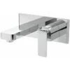 Bristan Alp Wall Mounted Bath Filler Tap Single Lever Modern Chrome ALP WMBF C