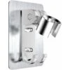 Shower Bracket, No Need To Drill Holes To Install Strong Glue With Screw Mounting Holes, The Bracket Can Be Adjusted 90 Degrees, Strong Adhesion, Waterproof -Bathroom Faucet Store 69623465 1