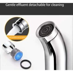 Bathroom Faucet, White Basin Faucet, High Quality Faucet, Bathroom Faucet, Wear-resistant, Suitable For Inner Diameter 32mm-42mm -Bathroom Faucet Store 71428634 4