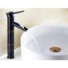 Bathroom Faucet, Retro Bronze Basin Faucet, Hot And Cold Water Single Hole Faucet, Suitable For Inner Diameter 1.25in-1.57in -Bathroom Faucet Store 71428663 1