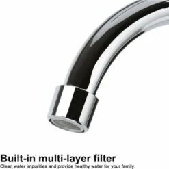 Cold Water Sink Faucet Tap At A Unique Handle Hole High Arc For Garden Bar And Outdoor Motorhome (free Cold Water Supply Lines) -Bathroom Faucet Store 71663297 5