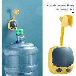 Universal Shower Holder No Suction Cup Shower Head Holder Adjustable Bathroom Bracket 360° Rotation Fixed Base ABS (Color : Green) -Bathroom Faucet Store 72507104 4