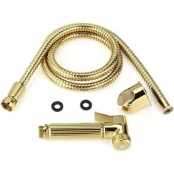 Hygiene Kit WC/Toilet Bidet Hand Shower Portable Wall Mounted Spray/Spray Head/Hand Shower Shattaf Set For Personal Care Hygiene Potty Toilet Gold -Bathroom Faucet Store 72586090 5