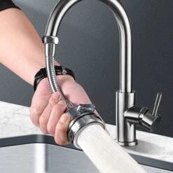 Water-saving Rotating Kitchen Faucet Kitchen Faucet Extension/360 Degree Water-saving Rotating Nozzle Filter/3 Water Outlet Methods/increasing Water Pressure 9 Water-saving Rotating Kitchen Faucet Kitchen Faucet Extension/360 Degree Water-saving Rotating Nozzle Filter/3 Water Outlet Methods/increasing Water Pressure -Bathroom Faucet Store 75323378 3