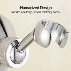 Wall Mounted Shower Holder Wall Mounted Hand Shower Holder 360° Swivel For Hand Shower Or Shower Head -Bathroom Faucet Store 75324801 2