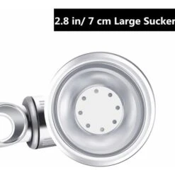 Shower Head Holder, Suction Cup Handheld Shower Holder, Wall Mount Shower Head, Universal Replaceable Shower Slider (Bracket) -Bathroom Faucet Store 75325759 4