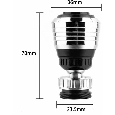 Pack 360° Swivel Faucet Aerators For Kitchen Bathroom Faucet Aerators 4 Pack 360° Swivel Faucet Aerators For Kitchen Bathroom Faucet Aerators - Image 2