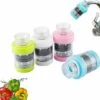 Activated Carbon Water Faucet, Water Faucet Cleaning Purifier, Universal Interface Filter With One Filter Element (4pcs) 2 Activated Carbon Water Faucet, Water Faucet Cleaning Purifier, Universal Interface Filter With One Filter Element (4pcs) -Bathroom Faucet Store 75327805 1