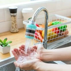 Activated Carbon Water Faucet, Water Faucet Cleaning Purifier, Universal Interface Filter With One Filter Element (4pcs) 11 Activated Carbon Water Faucet, Water Faucet Cleaning Purifier, Universal Interface Filter With One Filter Element (4pcs) -Bathroom Faucet Store 75327805 5