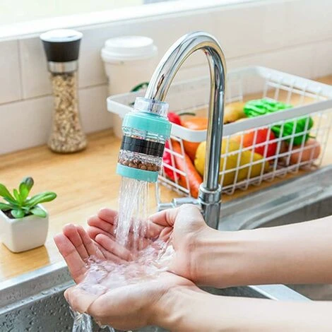 Activated Carbon Water Faucet, Water Faucet Cleaning Purifier, Universal Interface Filter With One Filter Element (4pcs) 7 Activated Carbon Water Faucet, Water Faucet Cleaning Purifier, Universal Interface Filter With One Filter Element (4pcs) - Image 5