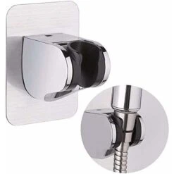 Shower Holder 1Pcs Suction Cup Shower Head Adjustable 3M Self-adhesive Waterproof No Drilling Bathroom Accessories