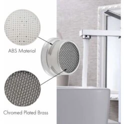3 Pieces Aerator Faucet, Aerator Filter Faucet With Seal Bathroom M24, PA1B-P3 -Bathroom Faucet Store 75328734 5