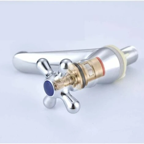 MUFF Single Cold Water Faucet, Single Cold Water Faucet Chrome Basin Faucet For Home Bathroom Toilet Sink Kitchen 5 MUFF Single Cold Water Faucet, Single Cold Water Faucet Chrome Basin Faucet For Home Bathroom Toilet Sink Kitchen - Image 3