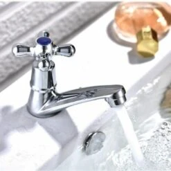 MUFF Single Cold Water Faucet, Single Cold Water Faucet Chrome Basin Faucet For Home Bathroom Toilet Sink Kitchen 9 MUFF Single Cold Water Faucet, Single Cold Water Faucet Chrome Basin Faucet For Home Bathroom Toilet Sink Kitchen -Bathroom Faucet Store 76313175 4
