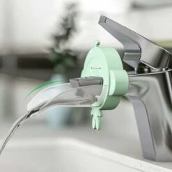 Besylo Faucet Extender, Faucet Extender, Sink Handle Extender, 2pcs Kids Faucet Extender, For Baby Kids Washing Hands Bathroom Accessories (Blue+Green) -Bathroom Faucet Store 77696920 5