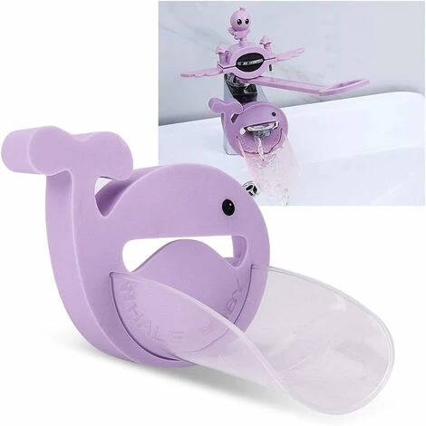 Eco-Friendly Cute Faucet Extender, 3 Colors Baby Faucet Extender, Kids Baby Toddler Kids Hand Wash Faucet Accessory(purple) 6 Eco-Friendly Cute Faucet Extender, 3 Colors Baby Faucet Extender, Kids Baby Toddler Kids Hand Wash Faucet Accessory(purple) - Image 4