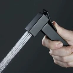 Toilet Spray Kit Black, Brass Toilet Spray Toilet Wall Mounted Bidet Sprayer Cold And Hot Water Toilet Bidet Spray With 1.5m Hose 9 Toilet Spray Kit Black, Brass Toilet Spray Toilet Wall Mounted Bidet Sprayer Cold And Hot Water Toilet Bidet Spray With 1.5m Hose -Bathroom Faucet Store 78172384 3