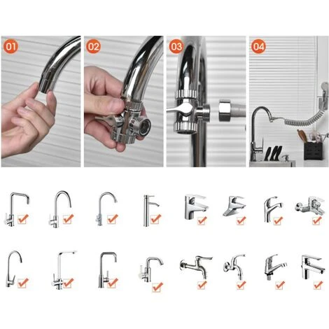 3 Way Shower Diverter Valve Diverter Valve Replacement Shower Adapter Faucet Valve For Kitchen Or Bathroom 5 3 Way Shower Diverter Valve Diverter Valve Replacement Shower Adapter Faucet Valve For Kitchen Or Bathroom - Image 3