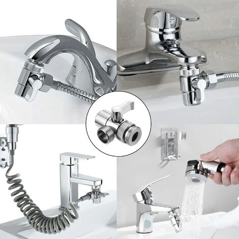 3 Way Shower Diverter Valve Diverter Valve Replacement Shower Adapter Faucet Valve For Kitchen Or Bathroom 7 3 Way Shower Diverter Valve Diverter Valve Replacement Shower Adapter Faucet Valve For Kitchen Or Bathroom - Image 5