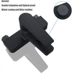 Shower Mixer With Hand Shower Black Shower Faucet Wall-mounted Bathtub Faucet With Bracket And Shower Hose 150 Cm For Bathrooms -Bathroom Faucet Store 84675705 5