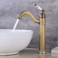 Brass Tall Basin Faucet Bathroom Faucet With 360° Swivel Tall Spout Basin Mixer Tap Hot Cold Adjustable Basin Mixer Bathroom Mixer Tap 9 Brass Tall Basin Faucet Bathroom Faucet With 360° Swivel Tall Spout Basin Mixer Tap Hot Cold Adjustable Basin Mixer Bathroom Mixer Tap -Bathroom Faucet Store 84677432 3