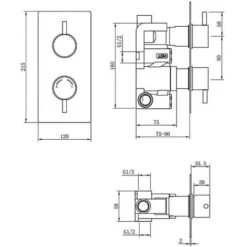 Cole Shower Pack 1 -Bathroom Faucet Store 86060957 5