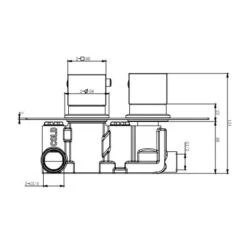 Morval Concealed Valve Single Outlet Square Black (Cvp02K) -Bathroom Faucet Store 86061315 3