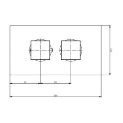 Morval Concealed Valve Single Outlet Square Black (Cvp02K) -Bathroom Faucet Store 86061315 4