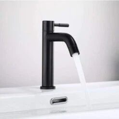 Matte Black Stainless Steel Bathroom Faucet -Bathroom Faucet Store 86503627 4