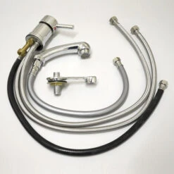 Eyepower Handheld Shower + Hose + Mixer Tap For Professional Hairdresser Shower Head Set To Be Installed In A Backwash Unit To Wash Hair For Hairdressers Coiffeurs Hairstylists To Shampoo In A Salon