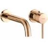 Concealed Basin Faucet Rea Lungo Rose Gold + Box -Bathroom Faucet Store 87084299 1