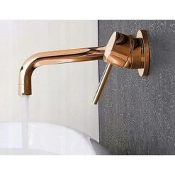 Concealed Basin Faucet Rea Lungo Rose Gold + Box -Bathroom Faucet Store 87084299 3