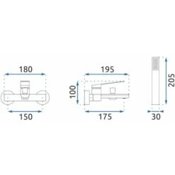 Bath Faucet Rea Creek Black -Bathroom Faucet Store 87084502 4