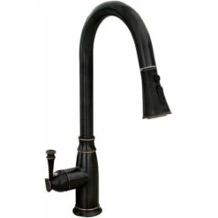 Kitchen Faucet Rea Deco Old Black High