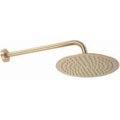 Concealed Thermostatic Shower Set Rea Lungo Miler Brush Gold + Box -Bathroom Faucet Store 87084886 3