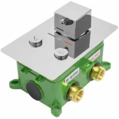 Concealed Thermostatic Shower Set Rea Fenix Davis Chrome + Box -Bathroom Faucet Store 87085035 3