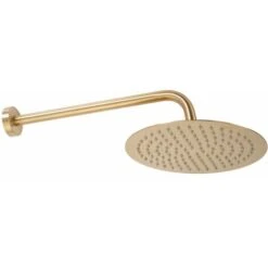 Concealed Shower Set Rea Lungo Brush Gold + Box -Bathroom Faucet Store 87085079 4