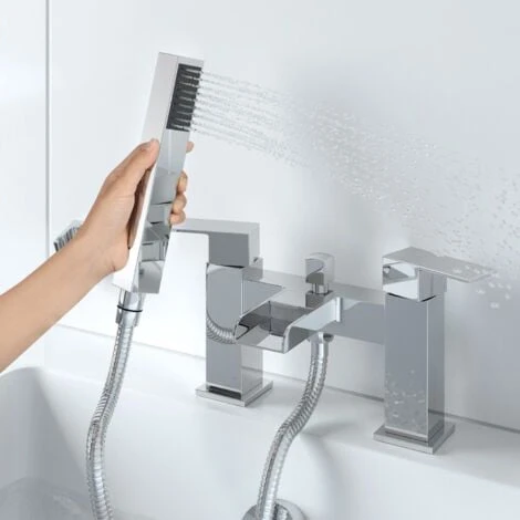 Architeckt Dakota Bath Shower Mixer Waterfall Tap 4 Architeckt Dakota Bath Shower Mixer Waterfall Tap - Image 2