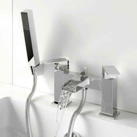 Architeckt Dakota Bath Shower Mixer Waterfall Tap 5 Architeckt Dakota Bath Shower Mixer Waterfall Tap - Image 3