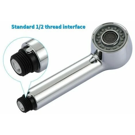 Durable Chrome Faucet Hand Shower Sink Showers Pro Kitchen Mixer Tap Shower Head 2 Spray Types 5 Durable Chrome Faucet Hand Shower Sink Showers Pro Kitchen Mixer Tap Shower Head 2 Spray Types - Image 3