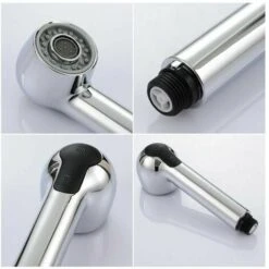 Durable Chrome Faucet Hand Shower Sink Showers Pro Kitchen Mixer Tap Shower Head 2 Spray Types 10 Durable Chrome Faucet Hand Shower Sink Showers Pro Kitchen Mixer Tap Shower Head 2 Spray Types -Bathroom Faucet Store 88298146 4