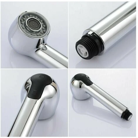Durable Chrome Faucet Hand Shower Sink Showers Pro Kitchen Mixer Tap Shower Head 2 Spray Types 6 Durable Chrome Faucet Hand Shower Sink Showers Pro Kitchen Mixer Tap Shower Head 2 Spray Types - Image 4
