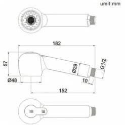 Durable Chrome Faucet Hand Shower Sink Showers Pro Kitchen Mixer Tap Shower Head 2 Spray Types 11 Durable Chrome Faucet Hand Shower Sink Showers Pro Kitchen Mixer Tap Shower Head 2 Spray Types -Bathroom Faucet Store 88298146 5