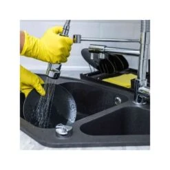 Pull-Out Sink Sprayer Sprayer For Kitchen Mixer Tap Pro Head With 2 Types Of Jets Brushed -Bathroom Faucet Store 88299528 4