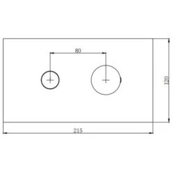 Elgin Touch Concealed Shower Valve 1 Way Round (Single Outlet) -Bathroom Faucet Store 88838375 4