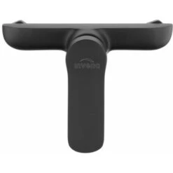 Bathroom Shower Wall Mounted Mixer Single Lever Tap Black Powder Coated Brass -Bathroom Faucet Store 8900329 3