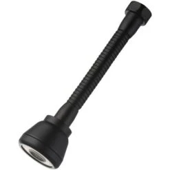 360° Rotatable Tap Head Faucet Extender Splash-Proof Kitchen Tap Sprayer With 3 Modes Water Saving Black Copper Water Tap Head (Long)