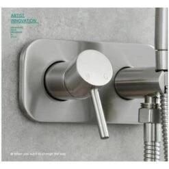 Toilet Spray Kit，Toilet Bidet Sprayer, Bidet Shower Sprayer Kit Brass Mixer Tap Wall Mounted Silver -Bathroom Faucet Store 90432352 3